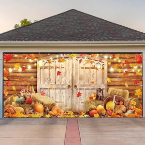 8 x 16 ft Fall Garage Door Banner Thanksgiving Barn Decor Harvest Pumpkin, Hanging Backdrop Cover, with Grommets, Rope, Autumn Holiday Party Decor, Photo Studio Prop, for Wall, House 8 x 16 ft Fall Garage Door Banner Thanksgiving Barn Decor Harvest Pumpkin, Hanging Backdrop Cover, with Grommets, Rope, Autumn Holiday Party Decor, Photo Studio Prop, for Wall, House