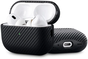 Edge Series - Leather Case for AirPods Pro 3rd Generation - Black Artisan Hand-Wrapped Case - Top Grain Leather - Carbon Fiber Finish - Microfiber-Lined Scratch Protection Edge Series - Leather Case for AirPods Pro 3rd Generation - Black Artisan Hand-Wrapped Case - Top Grain Leather - Carbon Fiber Finish - Microfiber-Lined Scratch Protection