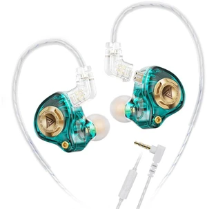 Qkz Ak6 Lucky in Ear Monitor, HiFi Wired Earbuds, Tunable Sound Wired Headphones Gaming Earbuds with 3-Level Adjusting Switch, Detachable Cable for Music Gaming Video Calling (Green) Qkz Ak6 Lucky in Ear Monitor, HiFi Wired Earbuds, Tunable Sound Wired Headphones Gaming Earbuds with 3-Level Adjusting Switch, Detachable Cable for Music Gaming Video Calling (Green)