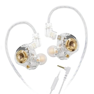Qkz Ak6 Lucky in Ear Monitor, HiFi Wired Earbuds, Tunable Sound Wired Headphones Gaming Earbuds with 3-Level Adjusting Switch, Detachable Cable for Music Gaming Video Calling (White) Qkz Ak6 Lucky in Ear Monitor, HiFi Wired Earbuds, Tunable Sound Wired Headphones Gaming Earbuds with 3-Level Adjusting Switch, Detachable Cable for Music Gaming Video Calling (White)