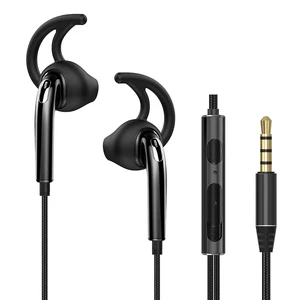 Wired Earbuds, Running Headphones with Microphone, Volume Control Earphones with Sporting Hook for Workout Sports Exercise Jogging Gym, Compatible Smartphones Mp3 Tablet Laptop 3.5mm Wired Earbuds, Running Headphones with Microphone, Volume Control Earphones with Sporting Hook for Workout Sports Exercise Jogging Gym, Compatible Smartphones Mp3 Tablet Laptop 3.5mm