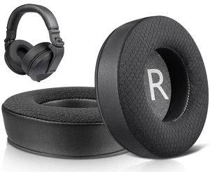 Mesh Earpads for Pioneer DJ HDJ-(X5/X7/X10) - Black Mesh Earpads for Pioneer DJ HDJ-(X5/X7/X10) - Black