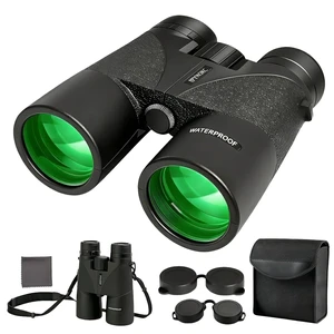12x42 HD Binoculars for Adults, BAK4 Prism Waterproof Lightweight High-Powered Binoculars with Low Light Vision for Bird Watching, Hunting, Hiking, Travel, Cruise 12x42 HD Binoculars for Adults, BAK4 Prism Waterproof Lightweight High-Powered Binoculars with Low Light Vision for Bird Watching, Hunting, Hiking, Travel, Cruise