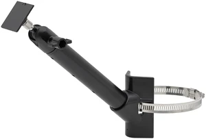 Solar Panel Pole Mount, Black Universal 1/4-20 threaded bracket, fits 1.5-12 diameter poles, compatible with Ring/Eufy/Arlo/Wyze solar panels & more Solar Panel Pole Mount, Black Universal 1/4-20 threaded bracket, fits 1.5-12 diameter poles, compatible with Ring/Eufy/Arlo/Wyze solar panels & more