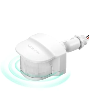 240° Motion Sensor, Adjustable Time/Range to 60FT, 3 Modes, White 3 Modes Control, Adjustable Delay Time & Sensor Neck, Replacement Motion Detector for Security Floodlights, UL Listed 240° Motion Sensor, Adjustable Time/Range to 60FT, 3 Modes, White 3 Modes Control, Adjustable Delay Time & Sensor Neck, Replacement Motion Detector for Security Floodlights, UL Listed