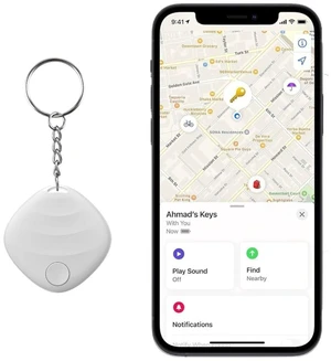 Key Finder and Locator (4 Pack), Key Tracker Tag, Apple MFi Certified, Works with Apple Find My App (iOS Only), Item Finder for Keys, Car Keys, Keychain, Wallet, Luggage, Pets and Backpacks Key Finder and Locator (4 Pack), Key Tracker Tag, Apple MFi Certified, Works with Apple Find My App (iOS Only), Item Finder for Keys, Car Keys, Keychain, Wallet, Luggage, Pets and Backpacks