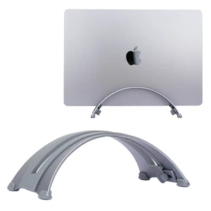 Adjustable Vertical Laptop Stand - 6061 Aluminum, CNC Precision, Anodized Finish, Fits All Laptops Including 17-inch, Ventilated Design, Anti-Slip Silicone Pads, ARC Shaped Stands Adjustable Vertical Laptop Stand - 6061 Aluminum, CNC Precision, Anodized Finish, Fits All Laptops Including 17-inch, Ventilated Design, Anti-Slip Silicone Pads, ARC Shaped Stands