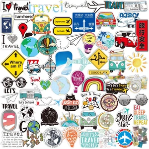 Travel Stickers for Luggage Stickers for Suitcases Decal 60Pcs Vinyl Travel Sticker for Laptop,Bumper,Water Bottles,Computer,Phone,Hard hat,Car Stickers and Decals Travel Stickers for Luggage Stickers for Suitcases Decal 60Pcs Vinyl Travel Sticker for Laptop,Bumper,Water Bottles,Computer,Phone,Hard hat,Car Stickers and Decals