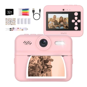 Kids Camera Instant Print, 48MP Digital Camera Selfie 1080P Video with 32G TF Card, Toys Gifts for Girls Boys Aged 3-12 for Christmas/Birthday/Holiday (Pink) Kids Camera Instant Print, 48MP Digital Camera Selfie 1080P Video with 32G TF Card, Toys Gifts for Girls Boys Aged 3-12 for Christmas/Birthday/Holiday (Pink)