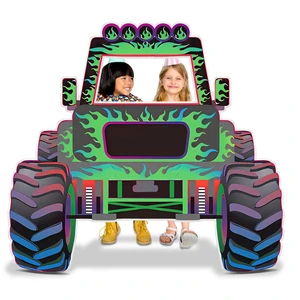 Monster Truck Photo Booth Prop Green and Purple Truck Party Supplies Monster Theme Birthday Party Decorations Truck Cardboard Cutout for Birthday Cart Theme Party Decorations 52 x 47 inch Monster Truck Photo Booth Prop Green and Purple Truck Party Supplies Monster Theme Birthday Party Decorations Truck Cardboard Cutout for Birthday Cart Theme Party Decorations 52 x 47 inch