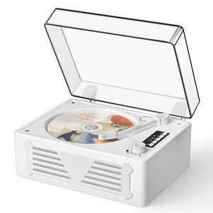 Retro CD Player with Bluetooth in&Out Relaxing Music Player Gifts Multiple Inputs,Pre-read,Automatic OFF,Rechargeable,Compact Design,Vintage Look,Easy Control,Holiday Gifts Ready Retro CD Player with Bluetooth in&Out Relaxing Music Player Gifts Multiple Inputs,Pre-read,Automatic OFF,Rechargeable,Compact Design,Vintage Look,Easy Control,Holiday Gifts Ready