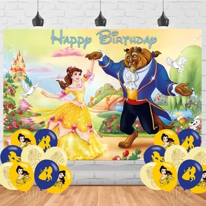 Cartoon Princess Happy Birthday Backdrop Princess Belle Banner Poster for BangtanFans Girls Theme Party Decorations Princess Belle Birthday Supplies Background Studio Shoot Photo Props Booth Cartoon Princess Happy Birthday Backdrop Princess Belle Banner Poster for BangtanFans Girls Theme Party Decorations Princess Belle Birthday Supplies Background Studio Shoot Photo Props Booth