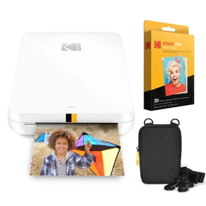 Step Slim Instant Mobile Photo Printer 2x3 Zink Paper (White) Kit: 20 Pack Zink Paper, case Step Slim Instant Mobile Photo Printer 2x3 Zink Paper (White) Kit: 20 Pack Zink Paper, case