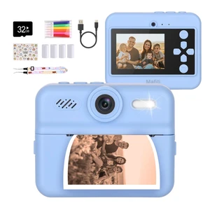 Kids Camera Instant Print, 48MP Digital Camera Selfie 1080P Video with 32G TF Card, Toys Gifts for Girls Boys Aged 3-12 for Christmas/Birthday/Holiday (Blue) Kids Camera Instant Print, 48MP Digital Camera Selfie 1080P Video with 32G TF Card, Toys Gifts for Girls Boys Aged 3-12 for Christmas/Birthday/Holiday (Blue)