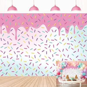 Donut Grow Up Birthday Backdrop 8x6ft Donut Party Decoration,Bright Confetti Sprinkle Photography Background,Girl Baby Shower Decor,Polyester Donut Grow Up Birthday Backdrop 8x6ft Donut Party Decoration,Bright Confetti Sprinkle Photography Background,Girl Baby Shower Decor,Polyester