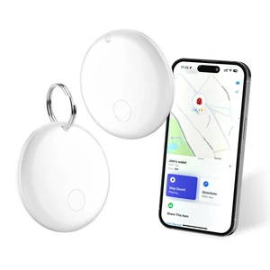Air Tracker Tags- 2 Pack, Item Locator, Bluetooth Luggage Tracker Works for Apple Find My (iOS Only),Key Finder, ltem Locator for Wallet, Backpack,Suitcase, Bag, Birthday Gift Air Tracker Tags- 2 Pack, Item Locator, Bluetooth Luggage Tracker Works for Apple Find My (iOS Only),Key Finder, ltem Locator for Wallet, Backpack,Suitcase, Bag, Birthday Gift