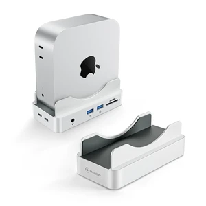 Mac mini M4 Dock and Stand with Up to 8TB M.2 NVMe SSD Enclosure 6-in-1 Aluminum Hub, 10Gbps USB-A&C, SD/TF Reader, Stand Docking Station for Mac mini M4/M4 Pro Mac mini M4 Dock and Stand with Up to 8TB M.2 NVMe SSD Enclosure 6-in-1 Aluminum Hub, 10Gbps USB-A&C, SD/TF Reader, Stand Docking Station for Mac mini M4/M4 Pro