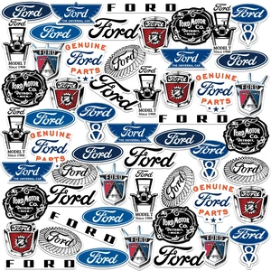 Ford Branding 50ct Vinyl L Deluxe Stickers Variety, Tablet, Indoor/Outdoor Officially Licensed Ford Stickers Great for Water Bottles, Skateboards, Luggage, Laptops, Bumpers & Cars Ford Branding 50ct Vinyl L Deluxe Stickers Variety, Tablet, Indoor/Outdoor Officially Licensed Ford Stickers Great for Water Bottles, Skateboards, Luggage, Laptops, Bumpers & Cars