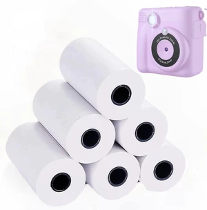 Kids Camera Instant Print Paper, BPA-Free & Safe Paper for Kids Camera, Thermal Print Clearly Without Ink, Easy for Children to Tear, Long-Term Clear Display, 6 Rolls for Printing About 720 Photos Kids Camera Instant Print Paper, BPA-Free & Safe Paper for Kids Camera, Thermal Print Clearly Without Ink, Easy for Children to Tear, Long-Term Clear Display, 6 Rolls for Printing About 720 Photos