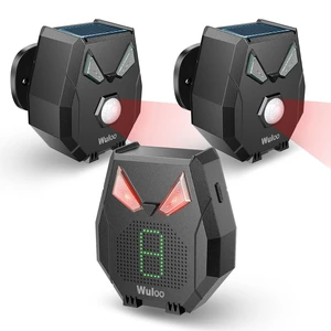 Solar Wireless Driveway Alarm Alert Outside 2000ft Range, Outdoor Motion Sensor & Detector Driveway Alert System with Rechargeable Battery/Weatherproof/Mute Mode/Expandable(1 Receiver and 2 sensors) Solar Wireless Driveway Alarm Alert Outside 2000ft Range, Outdoor Motion Sensor & Detector Driveway Alert System with Rechargeable Battery/Weatherproof/Mute Mode/Expandable(1 Receiver and 2 sensors)