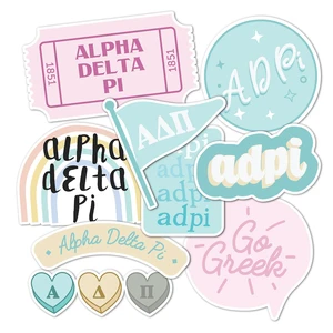 Alpha Delta Pi Sorority Sticker Decal (Cute) Officially Licensed ADPi Vinyl for Laptop, Water Bottler, Cars and Scrapbook, Merch Alpha Delta Pi Sorority Sticker Decal (Cute) Officially Licensed ADPi Vinyl for Laptop, Water Bottler, Cars and Scrapbook, Merch