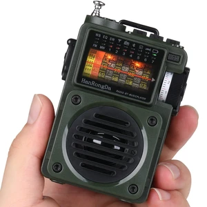 Shortwave Radio, Bluetooth Speaker Support MicroSD, FM MW WB SW Receiver with NOAA Alerts and Sleep Timer, Rechargeable Retro Analog Radios with Backlit and ATS Preset for Camping HRD700 Shortwave Radio, Bluetooth Speaker Support MicroSD, FM MW WB SW Receiver with NOAA Alerts and Sleep Timer, Rechargeable Retro Analog Radios with Backlit and ATS Preset for Camping HRD700