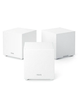 Nova Mesh WiFi System MW12 - Covers up to 4000 sq.ft - Tri-Band AC2100 Whole Home WiFi Mesh System - Gigabit Mesh Router for 100+ Devices - Tri-Band Mesh Network - 3 Gigabit Ports - 3-Pack Nova Mesh WiFi System MW12 - Covers up to 4000 sq.ft - Tri-Band AC2100 Whole Home WiFi Mesh System - Gigabit Mesh Router for 100+ Devices - Tri-Band Mesh Network - 3 Gigabit Ports - 3-Pack