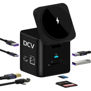 USB C Laptop Docking Station, 9 in 1 Hub with MagSafe Charger Stand, Black USB C Hub Multiport Adapter,4K HDMI, 1Gbps Ethernet,3 USB 3.0, SD/TF,for MacBook/Dell/HP/Lenovo/iPhone, MagSafe Charger Stand USB C Laptop Docking Station, 9 in 1 Hub with MagSafe Charger Stand, Black USB C Hub Multiport Adapter,4K HDMI, 1Gbps Ethernet,3 USB 3.0, SD/TF,for MacBook/Dell/HP/Lenovo/iPhone, MagSafe Charger Stand