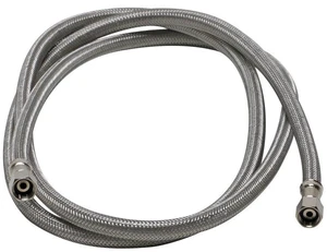 12IM72 Braided Stainless Steel Ice Maker Connector Water Line with Dual 1/4-In. x 1/4-In. Female Compression Threads, 6 Ft. (72-In.) Length 12IM72 Braided Stainless Steel Ice Maker Connector Water Line with Dual 1/4-In. x 1/4-In. Female Compression Threads, 6 Ft. (72-In.) Length