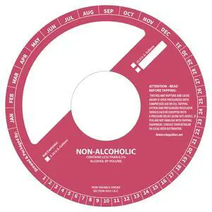 100 Pack Keg Ring Collars 6.5" Diameter with 2.25" Center Cutout Paperboard Round Tags for Non-Alcoholic Beverage Keg Labeling Writable Blank Stock Identification Discs for Brewery Use 100 Pack Keg Ring Collars 6.5" Diameter with 2.25" Center Cutout Paperboard Round Tags for Non-Alcoholic Beverage Keg Labeling Writable Blank Stock Identification Discs for Brewery Use