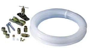 W10357069, W10823511 Ice Maker Installation Polyethylene Tubing Kit Includes Saddle Valve 25' of ¼ Plastic tubing and Fittings. KitchenAid, Whirlpool, Kenmore, Maytag, Refrigerators and Humidifiers W10357069, W10823511 Ice Maker Installation Polyethylene Tubing Kit Includes Saddle Valve 25' of ¼ Plastic tubing and Fittings. KitchenAid, Whirlpool, Kenmore, Maytag, Refrigerators and Humidifiers