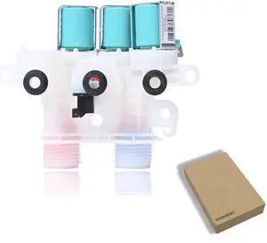 Washer Water Inlet Valve for Whirlpool WTW7000DW2 WTW7000DW3 WTW7000DW4 | Fits Whirlpool WTW7040DW0, WTW7040DW1, WTW8000DW3, WTW8000DW4, WTW8000DW5, WTW8040DW Washer Water Inlet Valve for Whirlpool WTW7000DW2 WTW7000DW3 WTW7000DW4 | Fits Whirlpool WTW7040DW0, WTW7040DW1, WTW8000DW3, WTW8000DW4, WTW8000DW5, WTW8040DW