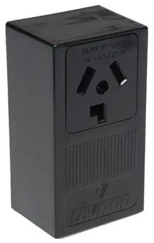 5054 Dryer Outlet Receptacle 30A 125 250V 10-30R 5054 Dryer Outlet Receptacle 30A 125 250V 10-30R