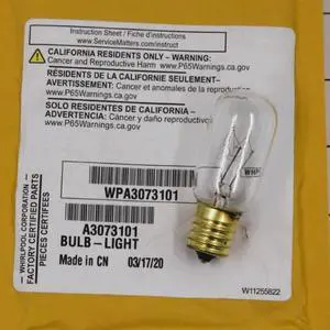 WPA3073101 Light Bulb WPA3073101 Light Bulb