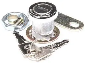 R3734-030 Lock and Key Set for Solid Door Refrigerator Cooler and Freezer Reach in Uprights MCR-23FD MCF-23FD MCR-49FD MCF-49FD MCR-72FD MCF-72FD, Silver R3734-030 Lock and Key Set for Solid Door Refrigerator Cooler and Freezer Reach in Uprights MCR-23FD MCF-23FD MCR-49FD MCF-49FD MCR-72FD MCF-72FD, Silver