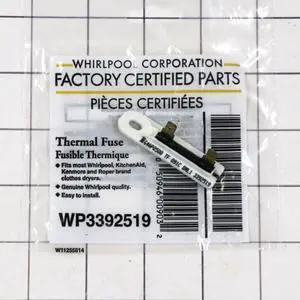 WP3392519 Dryer Thermal Fuse WP3392519 Dryer Thermal Fuse