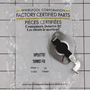 WP3977767 Dryer High Limit Thermostat WP3977767 Dryer High Limit Thermostat