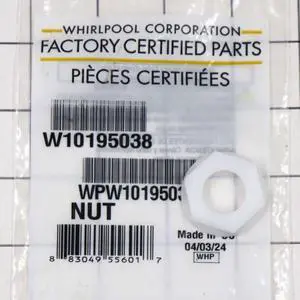 WPW10195038 Dishwasher Overfill Protection Nut WPW10195038 Dishwasher Overfill Protection Nut