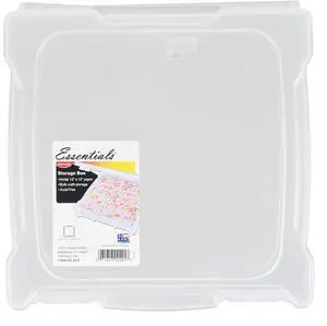 Flambeau Essentials, 26912AE, Scrapbook Box, Craft and Hobby Storage Box, Clear, 12 inches, Plastic Flambeau Essentials, 26912AE, Scrapbook Box, Craft and Hobby Storage Box, Clear, 12 inches, Plastic