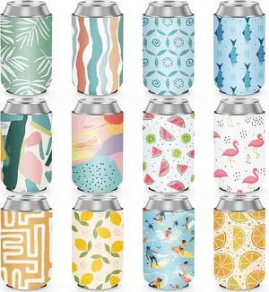 12 Pack Summer Can Cooler Sleeve Insulated Neoprene Can Coolers in Bulk 12 Pack Summer Can Cooler Sleeve Insulated Neoprene Can Coolers in Bulk
