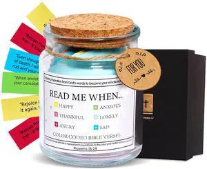 Bible Verse Jar Christian Mother's Day Gift for Women, Men, Mom, Teens, Friends, Daily Inspirational Scripture Prayers Hope Bible Verse Jar Christian Mother's Day Gift for Women, Men, Mom, Teens, Friends, Daily Inspirational Scripture Prayers Hope
