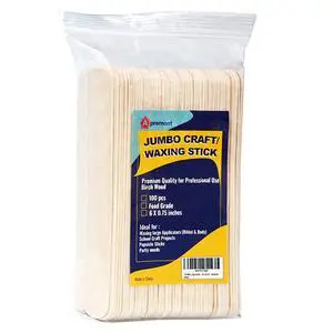Apremont 100-Pack 6-Inch Natural Wooden Craft Sticks for DIY Projects, Popsicle Sticks, Paint Stirrers, and Art Apremont 100-Pack 6-Inch Natural Wooden Craft Sticks for DIY Projects, Popsicle Sticks, Paint Stirrers, and Art