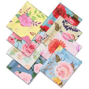 8-Pack Microfiber Cleaning Cloths 7x6 Inches, Multicolor Floral, for Eyeglasses, Camera Lens, Phone, Laptop, LCD TV Screen 8-Pack Microfiber Cleaning Cloths 7x6 Inches, Multicolor Floral, for Eyeglasses, Camera Lens, Phone, Laptop, LCD TV Screen