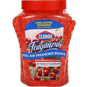 Clorox Fraganzia Crystal Beads Air Freshener, Cherry Burst Scent, 12 Fl Oz Clorox Fraganzia Crystal Beads Air Freshener, Cherry Burst Scent, 12 Fl Oz