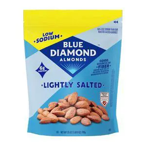 Blue Diamond Almonds Lightly Salted Snack Almonds, 25 oz, Perfect for Lunches and On-the-Go Blue Diamond Almonds Lightly Salted Snack Almonds, 25 oz, Perfect for Lunches and On-the-Go