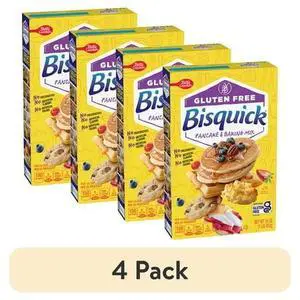 Betty Crocker Bisquick, Gluten Free Pancake and Baking Mix, 16 oz (4 pack) Betty Crocker Bisquick, Gluten Free Pancake and Baking Mix, 16 oz (4 pack)