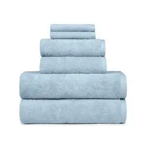 Better Homes & Gardens PowerLoft 6-Piece Bath Towel Set in Blue Drop Better Homes & Gardens PowerLoft 6-Piece Bath Towel Set in Blue Drop