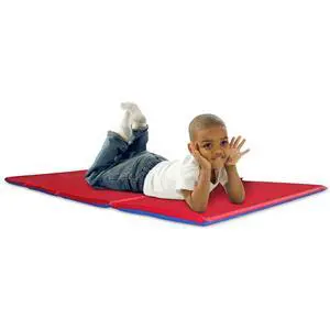 Kindermat Brand Nap Mat, 1" Thick, Red and Blue, 1 Unit per Package, Ages 2 and Above Kindermat Brand Nap Mat, 1" Thick, Red and Blue, 1 Unit per Package, Ages 2 and Above