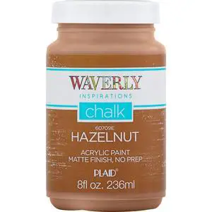 Waverly Inspirations Ultra Matte Chalk Paint, Hazelnut, 8 fl oz Waverly Inspirations Ultra Matte Chalk Paint, Hazelnut, 8 fl oz