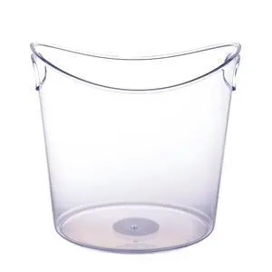 Way To Celebrate Clear Plastic Ice Bucket with Handles, 162 oz Way To Celebrate Clear Plastic Ice Bucket with Handles, 162 oz